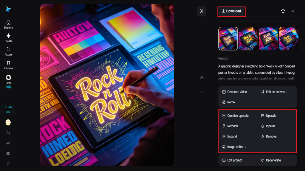 Creating Detailed Posters with an AI Image Generator 